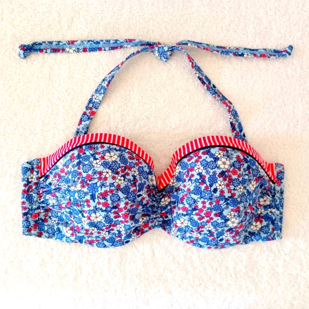 NWT S.Oliver Jill Bandeau Bikini Top, Size 40D